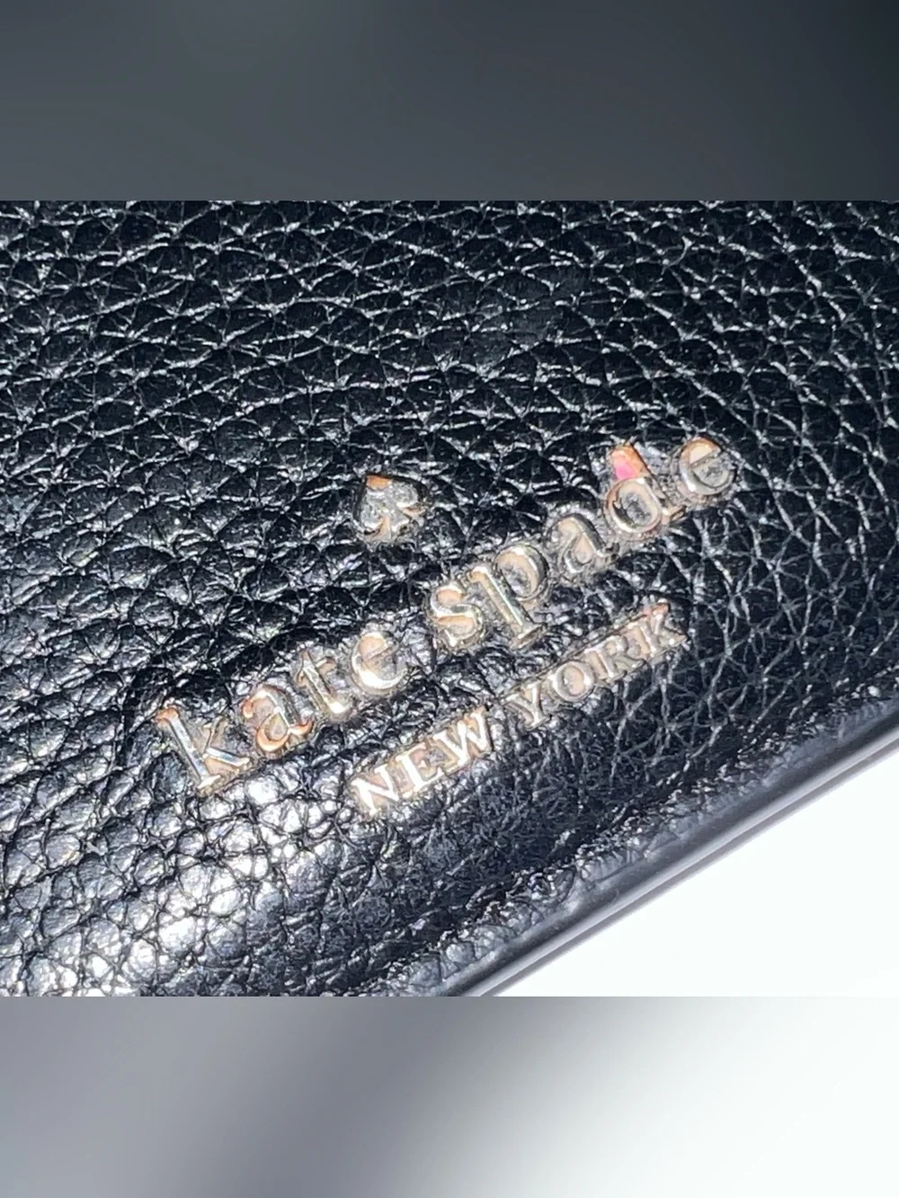 Kate Spade Leila Small Card Holder Wristlet BLACK